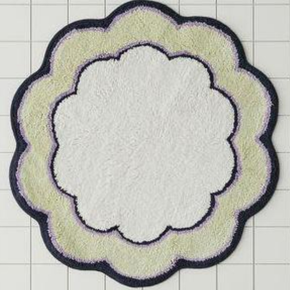Urban Outfitters Botanical Floral Bath Mat - Thumbnail 2